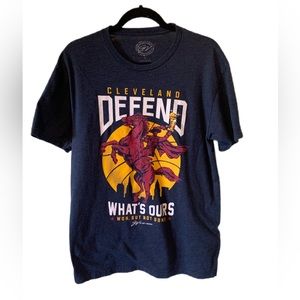 Cleveland Cavaliers Rare Championship Tee Unique Artwork Size L Like New